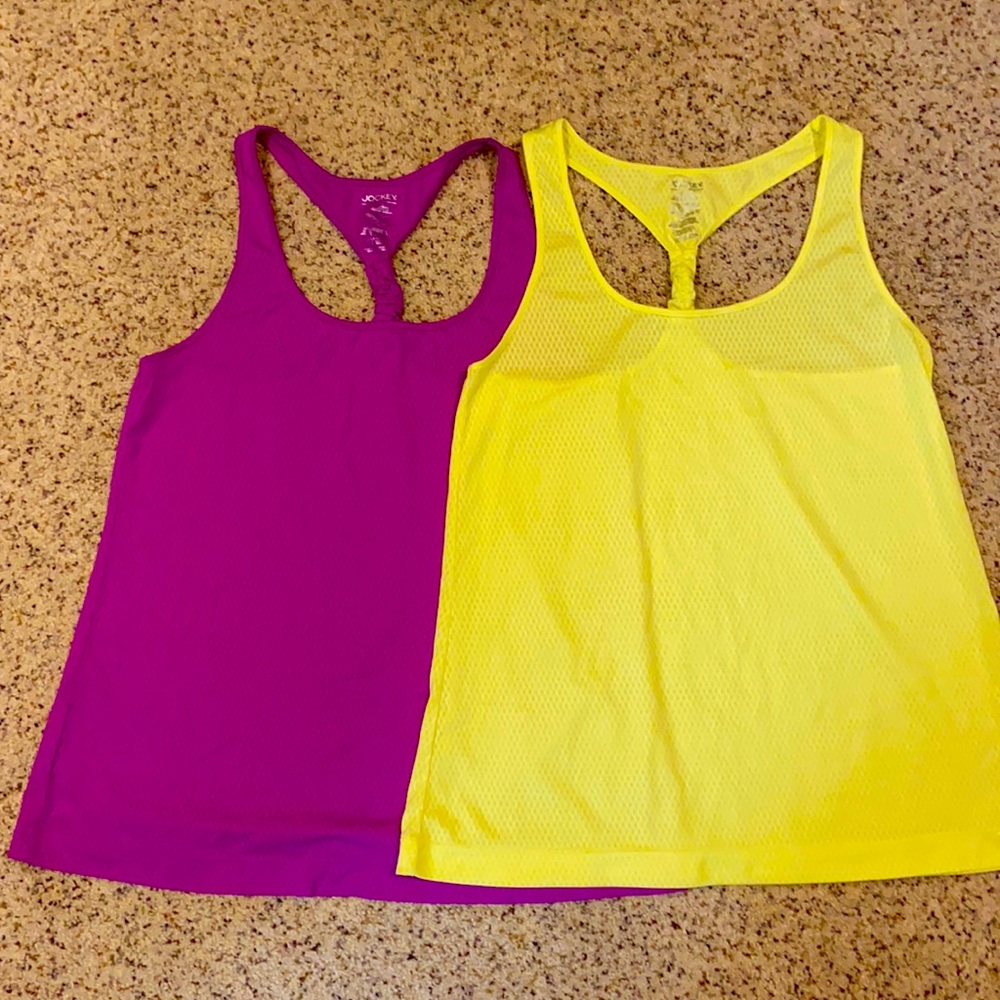 Two women’s Hockey workout tops